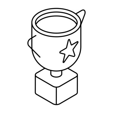 Ödülün yaratıcı tasarım simgesi