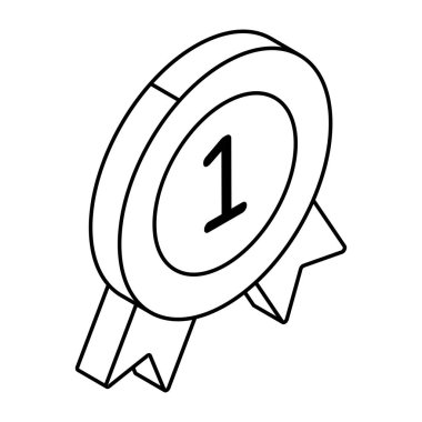 Rozetin yaratıcı tasarım simgesi