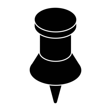 Baskı iğnesinin renkli tasarım simgesi