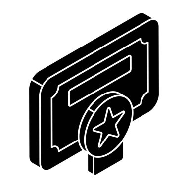 Sertifikanın güzel bir tasarım simgesi 