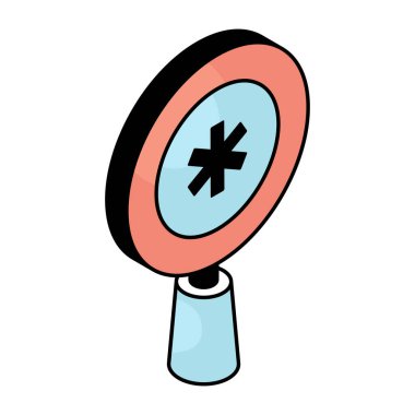 Tıbbi araştırmaların kavramsal düz tasarım simgesi 