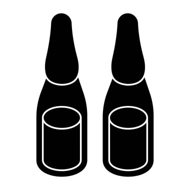 Modern design icon of ampoule 