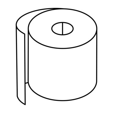 Doku rulosunun mükemmel tasarım simgesi