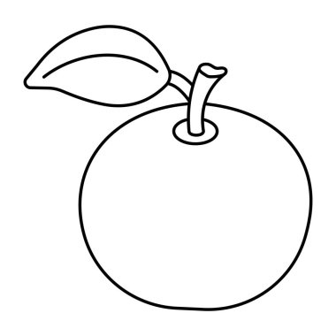 Modern design icon of orange 