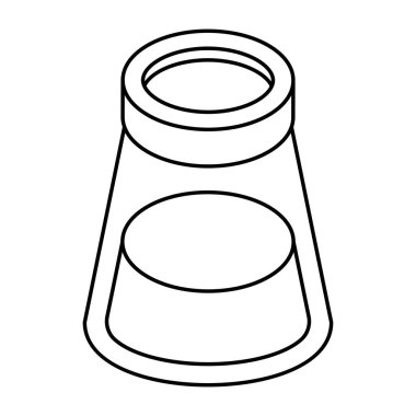 Kimyasal şişenin düzenlenebilir tasarım simgesi