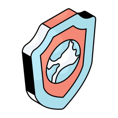 Küresel güvenliğin simge tasarımı 