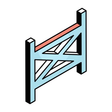 An icon design of fence