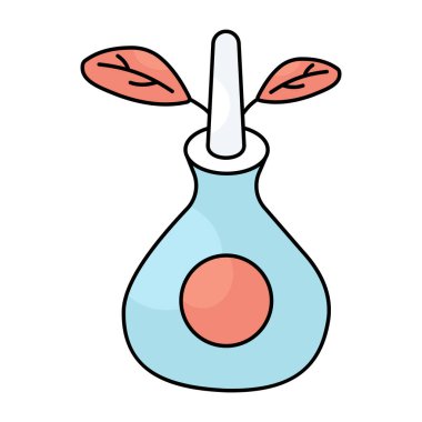 Perfect design icon of botanical flask 