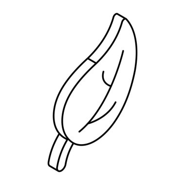 Yaprağın yaratıcı tasarım simgesi