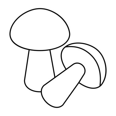 Modern design icon of mushroom