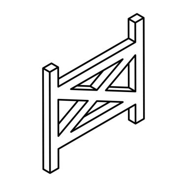 An icon design of fence