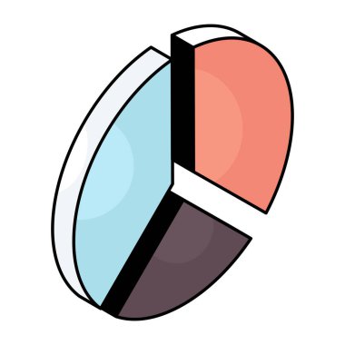 Perfect design icon of pie chart