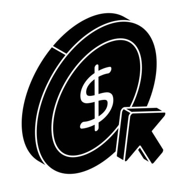 Tıklama başına ücretli prim tasarımı simgesi