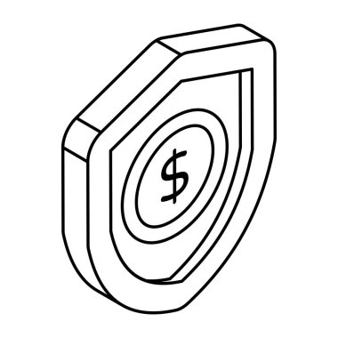 Para güvenliğinin simge tasarımı 