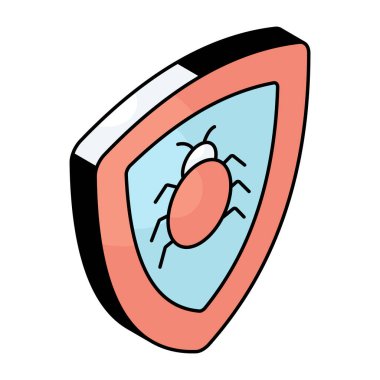 Bir düz tasarım hata simgesi