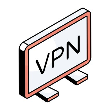 Vpn 'nin moda tasarım simgesi