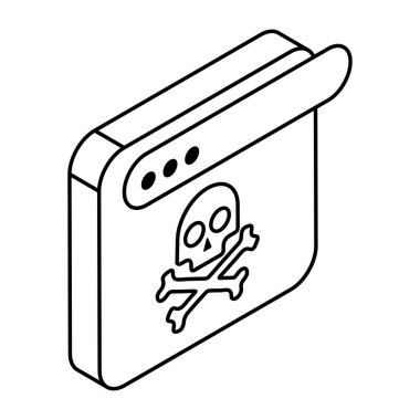 Web çöp postasının bir simge tasarımı