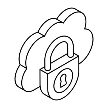 Bulut kilidinin en iyi tasarım simgesi