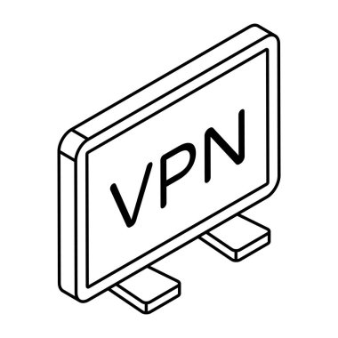 Vpn 'nin moda tasarım simgesi