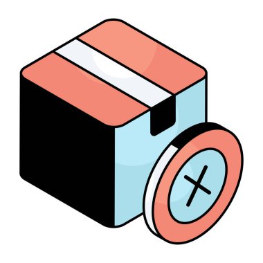 A unique design icon of order cancel