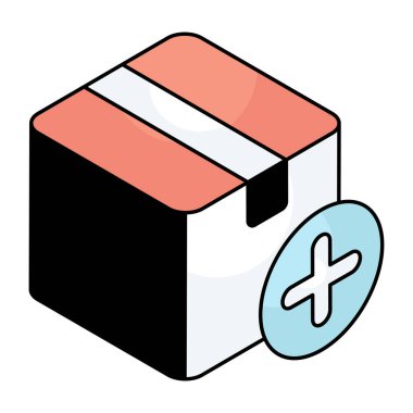 Düzenlenebilir bir karton tasarım simgesi