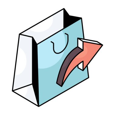 Parcel return vector icons