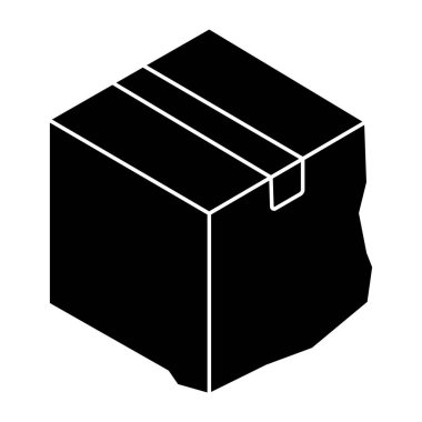 Düzenlenebilir bir karton tasarım simgesi