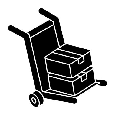 Premium download icon of pallet truck