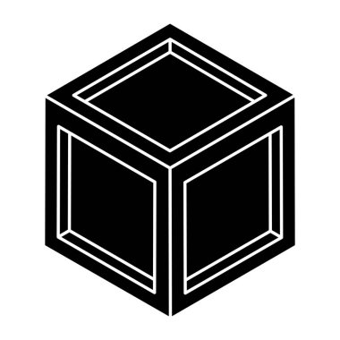 Düzenlenebilir bir karton tasarım simgesi