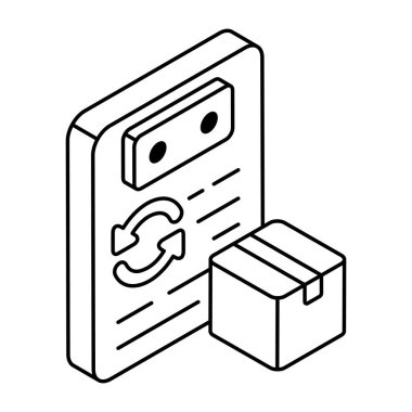 Lojistik sözleşmenin simge tasarımı 