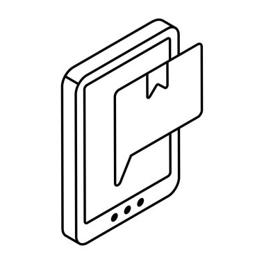 Mobil paketin mükemmel tasarım simgesi