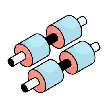 Dambılların modaya uygun vektör tasarımı