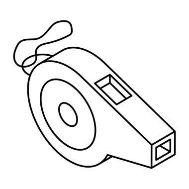 Cırtlak bir ses simgesi, düdük tasarımı