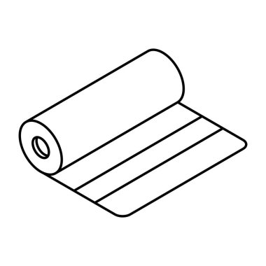 Yoga minderinin eşsiz bir tasarım simgesi