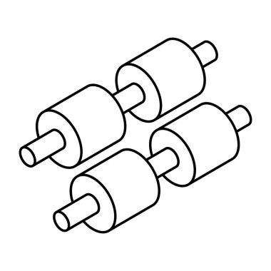 Dambılların modaya uygun vektör tasarımı