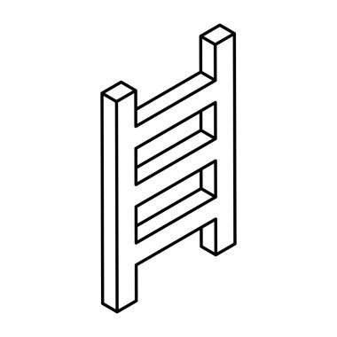 Merdivenin son moda vektör tasarımı