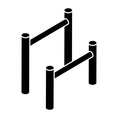 Çekme çubuklarının eşsiz bir tasarım simgesi 