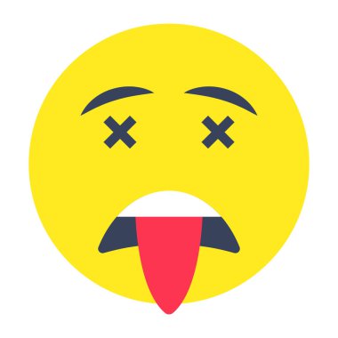 Benzersiz bir dil tasarımı simgesi.