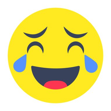 Gülen emojinin simge tasarımı