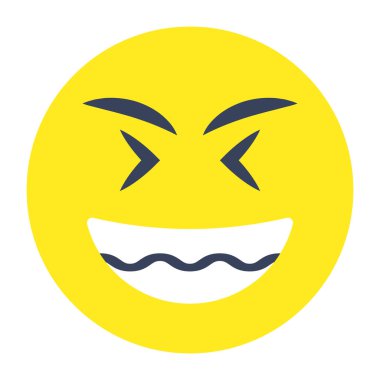 Baş döndürücü yüzün simge tasarımı