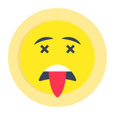 Benzersiz bir dil tasarımı simgesi.