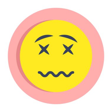 Şaşı bakışın yaratıcı tasarım ikonu