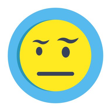 İfadesiz emojinin moda tasarım simgesi