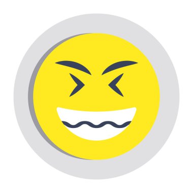 Baş döndürücü yüzün simge tasarımı