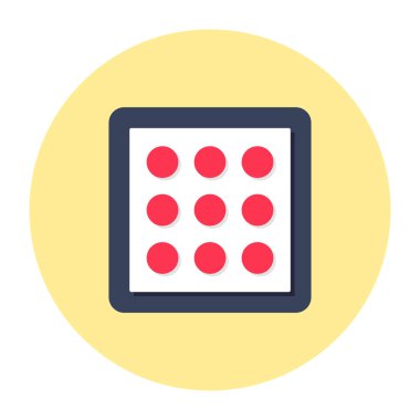 Modern design icon of pattern lock