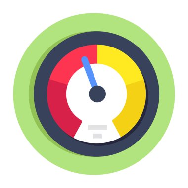 Hız göstergesinin eşsiz tasarım simgesi