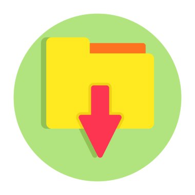 Dizin indirmenin mükemmel tasarım simgesi