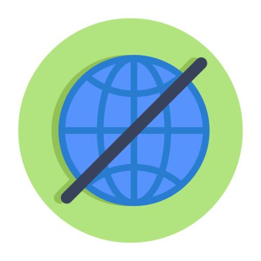 Küresiz mükemmel tasarım simgesi