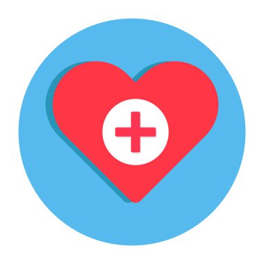 Beyaz arkaplanda izole edilmiş kalp ekleme simgesi tasarımı