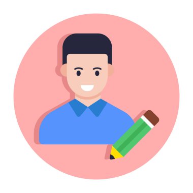 Profilin modern tasarım simgesi